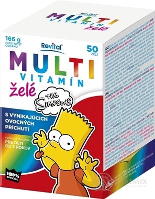 Revital MULTIVITAMIN The Simpsons želé 1x50 ks