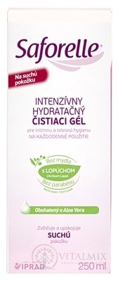 Saforelle® INTENZIVNÍ HYDRATAČNÍ ČISTICÍ GEL S lopuch 1x250 ml