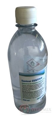 Sanicor Zentiva alkoholový dezinfekční roztok na ruce 1x500 ml