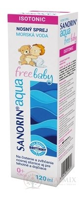 Sanorin AQUA FREE BABY nosní sprej 1x120 ml