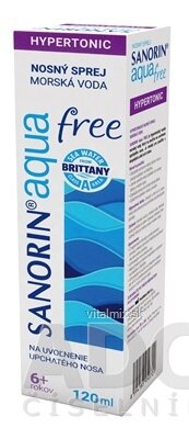 Sanorin AQUA FREE nosní sprej 1x120 ml
