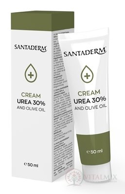 SANTADERM CREAM UREA 30% AND OLIVE OIL krém s ureou a olivovým olejem 1x50 ml