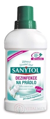 SANYTOL DEZINFEKCE Na prádlo koncentrované složení, 1x500 ml