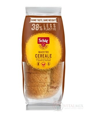 Schär MAESTRO Cereálie chléb bez lepku, vícezrnný, krájený, 1x300 g