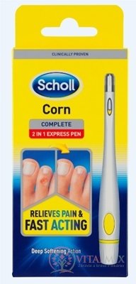 Scholl CORN EXPRESS PEN 2 in1 pero na kuří oka 2v1, 1x1 ml