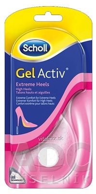 Scholl GelActiv vložky do bot s extra vysokým podpatkem, 1x1 pár