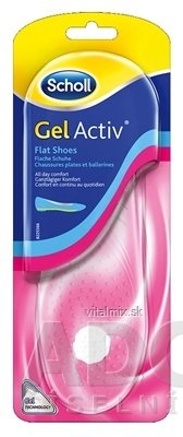 Scholl GelActiv vložky do bot s plochou podrážkou, 1x1 pár