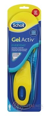 Scholl Gelové vložky do bot Everyday - Muži (GelActiv) 1x1 pár