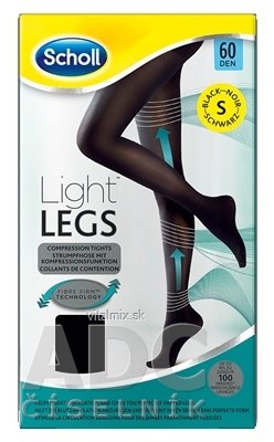 Scholl Light LEGS Kompresní punčochové kalhoty S 60 DEN, černé, 1x1 ks