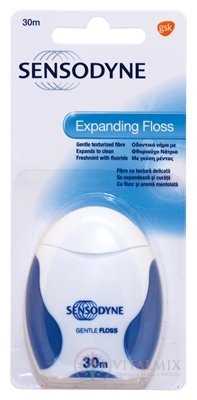 SENSODYNE Expanding Floss zubní nit 30 m, 1x1 ks