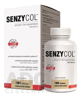 SENZYCOL tbl (enzym Serrapeptáza) 1x180 ks