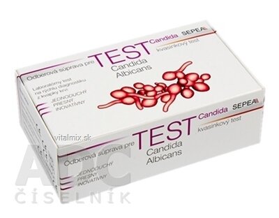 Šepeľa CANDIDA SCREEN TEST IgA / IgG laboratorní test Candida albicans (kvasinkový) 1x1 set