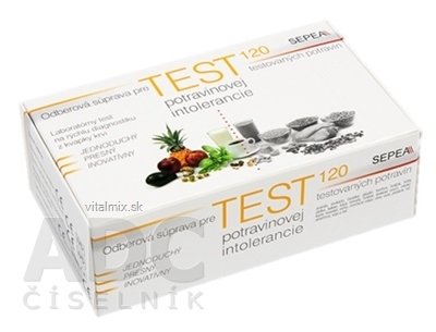 Šepeľa ELISA SCREEN TEST 120 laboratorní test potravinové intolerance 1x1 set