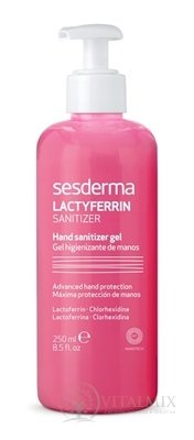 sesderma LACTYFERRIN Sanitizer Hand Gel dezinfekční gel na ruce 1x250 ml