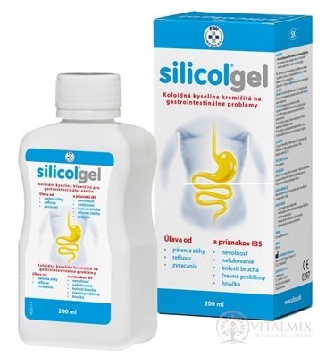 Silicolgel koloidní kys. křemičitá na gastrointestinální problémy 1x200 ml