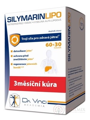 SILYMARIN LIPO - Da Vinci Academia cps 60+30 zdarma (90 ks)