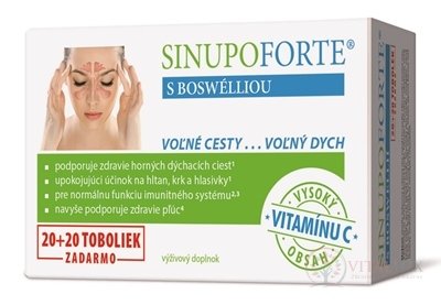 SINUPO FORTE s Boswellinu® cps (20 + 20 zdarma) 1x40 ks