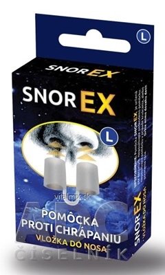 SNOREX L pomůcka proti chrápání - vložka do nosu 1x2 ks