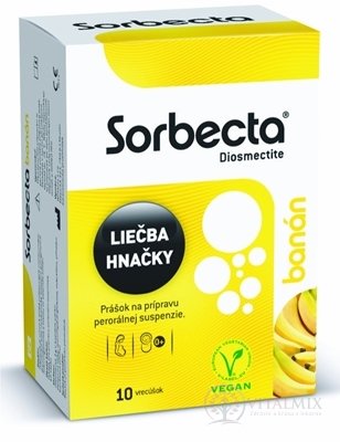 Sorbecta banán prášek pro perorální suspenzi v sáčcích 1x10 ks