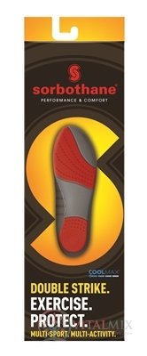Sorbothane Double Strike gelové vložky (velikost 41) 1x1 pár