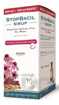 STOPBACIL SIRUP - Dr.Weiss 200 + 100 ml navíc (300 ml)