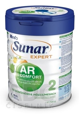 Sunar EXPERT AR &amp; COMFORT 2 (od ukonč. 6. měsíce) 1x700 g