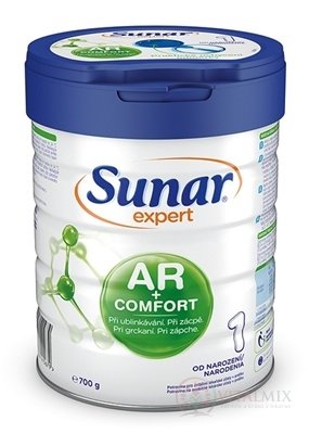 Sunar Expert AR + COMFORT 1 kojenecká výživa (od narození) (inů. 2020) 1x700 g
