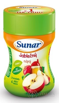 Sunar Rozpustný nápoj Jablečný v prášku (od ukonč. 6. měsíce) 1x200 g