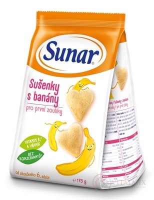 Sunar Sušenky s banány (od ukonč. 6. měsíce) 1x175 g