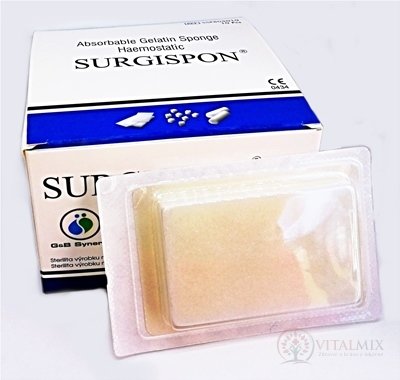 SURGISPON Standard 80x50x10 mm, 1x10 ks