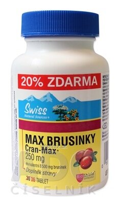 GinkoPrim MAX Cran-Max tbl 250 mg (20% zdarma) 1x36 ks