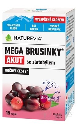 SWISS NATUREVIA MEGA BRUSINKY AKUT SO zlatobýl cps 1x15 ks