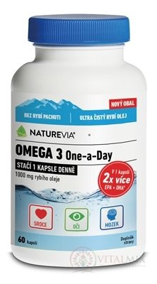 SWISS NATUREVIA OMEGA 3 One-a-Day 1000 mg cps 1x60 ks