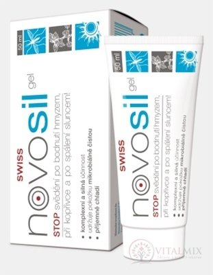 SWISS Novost gel stop svědění po bodnutí hmyzem 1x50 ml