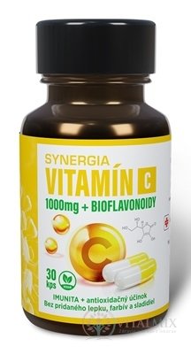 SYNERGIA VITAMIN C 1000 mg + BIOFLAVONOIDY cps 1x30 ks