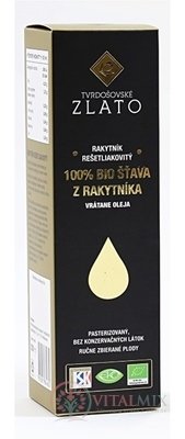 T.ZLATO 100% BIO ŠŤÁVA Z RAKYTNÍKU včetně oleje 1x185 ml