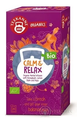 TEEKANNE ORGANICS BIO CALM &amp; RELAX bylinný čaj 20x1,8 g (36 g)