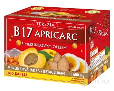 TEREZIA B17 APRICARC s meruňkovým olejem cps 150 + 30 zdarma (180 ks)