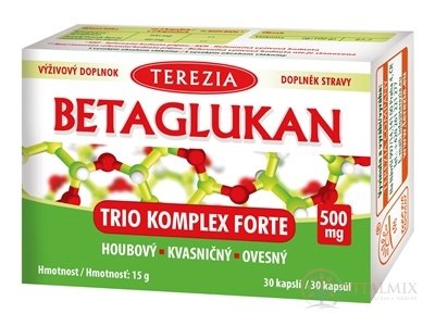 TEREZIA betaglukany TRIO KOMPLEX FORTE cps 1x30 ks