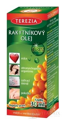 TEREZIA RAKYTNÍKOVÝ OLEJ - 100% (inov.2020) kapky 1x30 ml