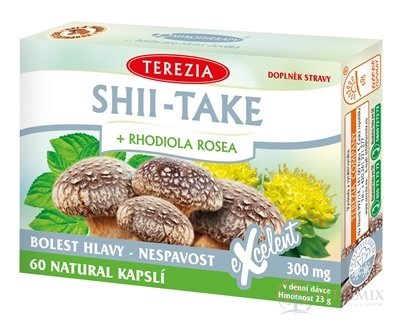 TEREZIA SHII-TAKE + Rhodiola rosea cps 1x60 ks