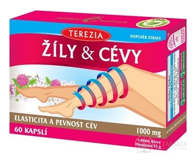 TEREZIA ŽÍLY &amp; CÉVY cps 1x60 ks