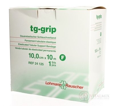 TG-GRIP F 10cm x10m výztužný tubulární obvaz na nohu, stehno (střední) rolka 1x1 ks