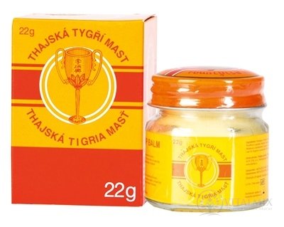 Thajská tygří mast GOLDEN CUP BALM 1x22 g