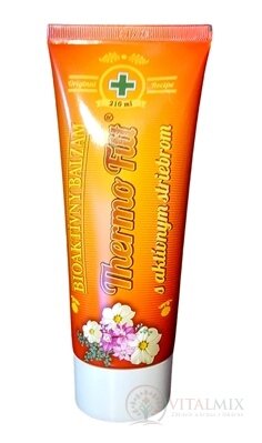 Thermo Fitt – Bioaktivní balzám s výtažky léčivých rostlin a aktivním stříbrem (v tubě) 1x210 ml