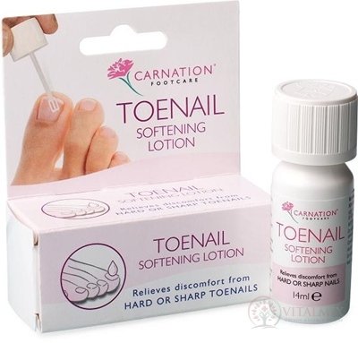 TOENAIL Softening LOTION Zjemňující emulze pro péči o nehty na nohou 1x14 ml