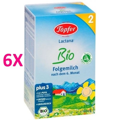 TOPFER LACTANA BIO 1 OD NAROZENÍ 6ks