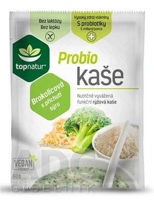 topnatur Probio KAŠE Brokolicová rýžová kaše (s příchutí sýra) 25x60 g (1500 g)