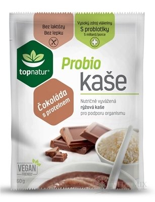 topnatur Probio KAŠE Čokoláda s proteinem rýžová kaše 25x60 g (1500 g)