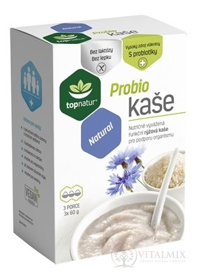 topnatur Probio KAŠE Natural rýžová kaše 3x60 g (180 g)